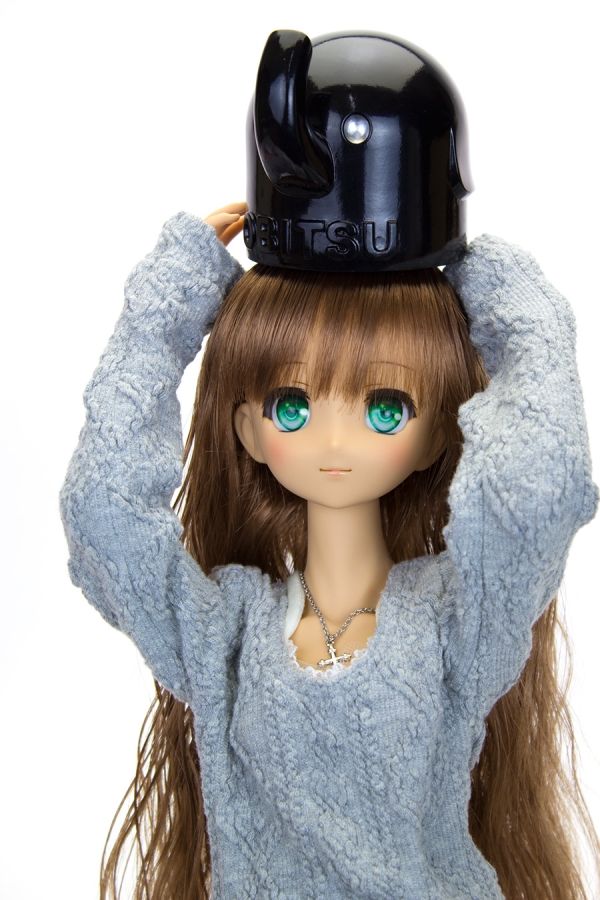 象は黒いですがオビツはホワイトです(白目)